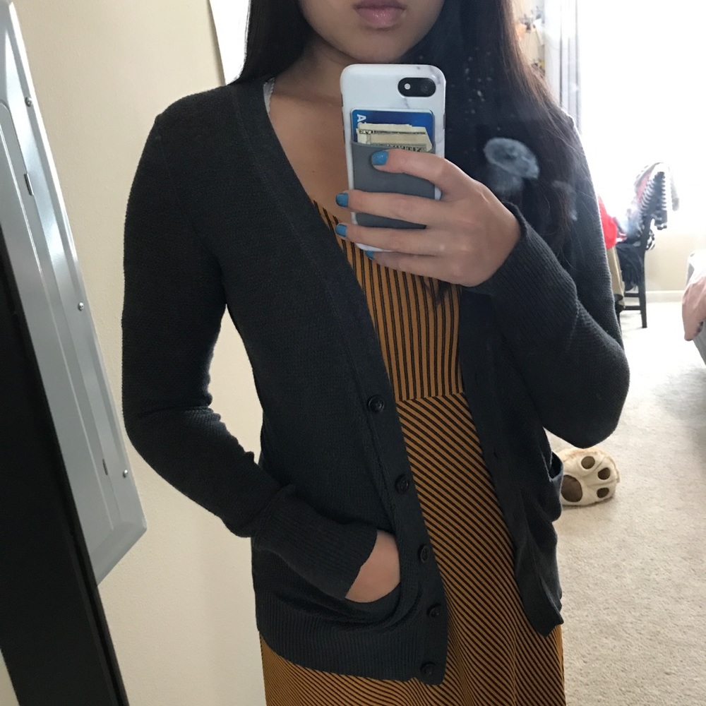 Target Gray cardigan